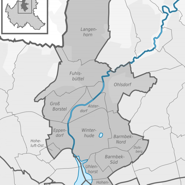 Bezirk Hamburg-Nord Subdivisions